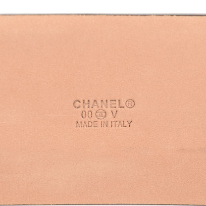 Chanel Calfskin CC Belt 105 42 Dark Brown 4 of 8