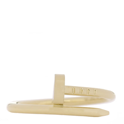 Cartier 18K Yellow Gold Small Juste Un Clou Ring 53 6.25 1 of 6