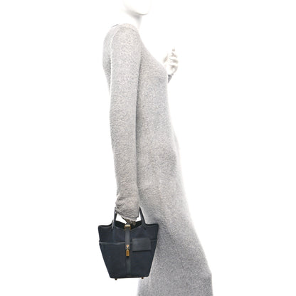 Hermes Toile Goeland Swift Cargo Picotin Lock 18 Bleu Marine 2 of 11