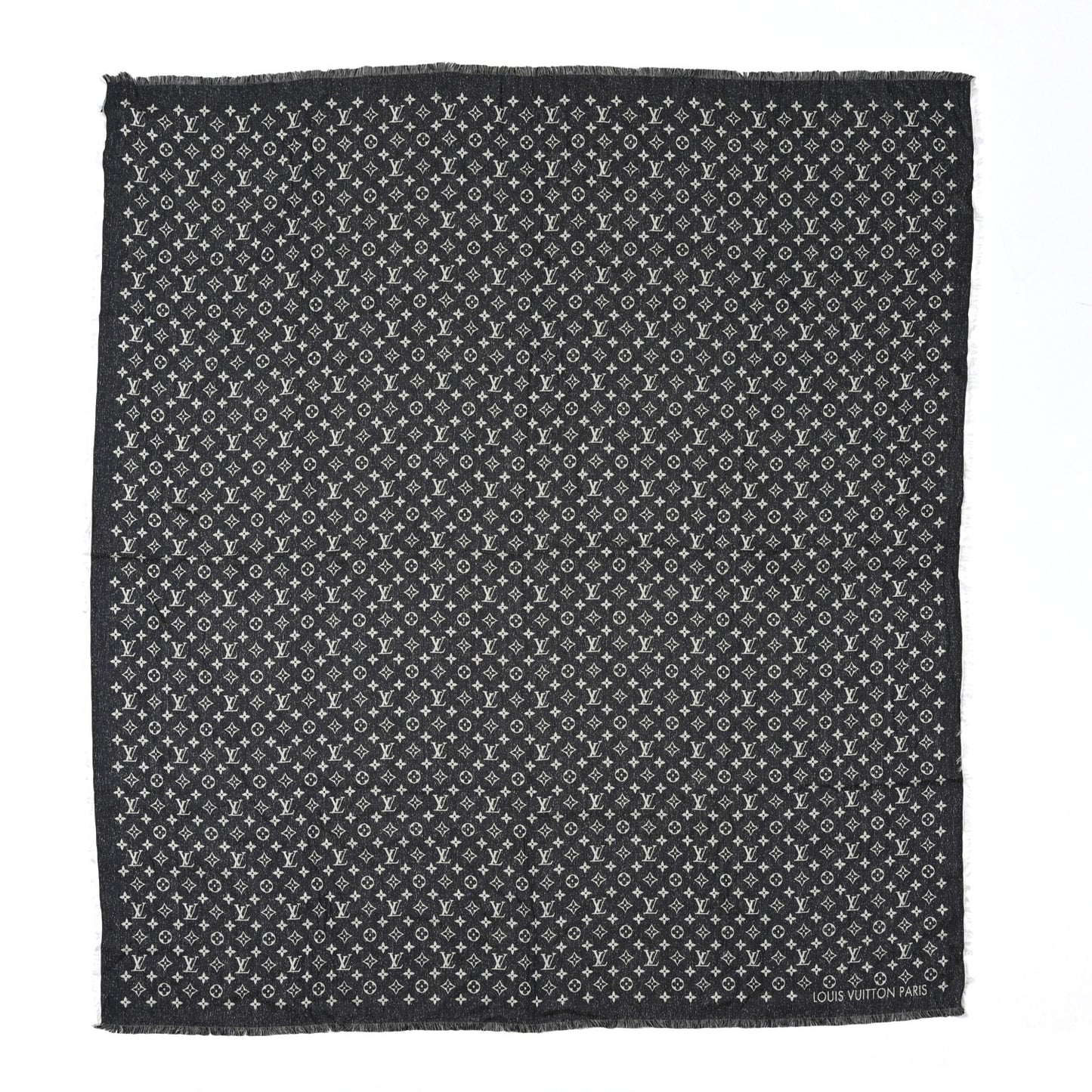 Cotton Wool Silk My Daily Denim Shawl Gray