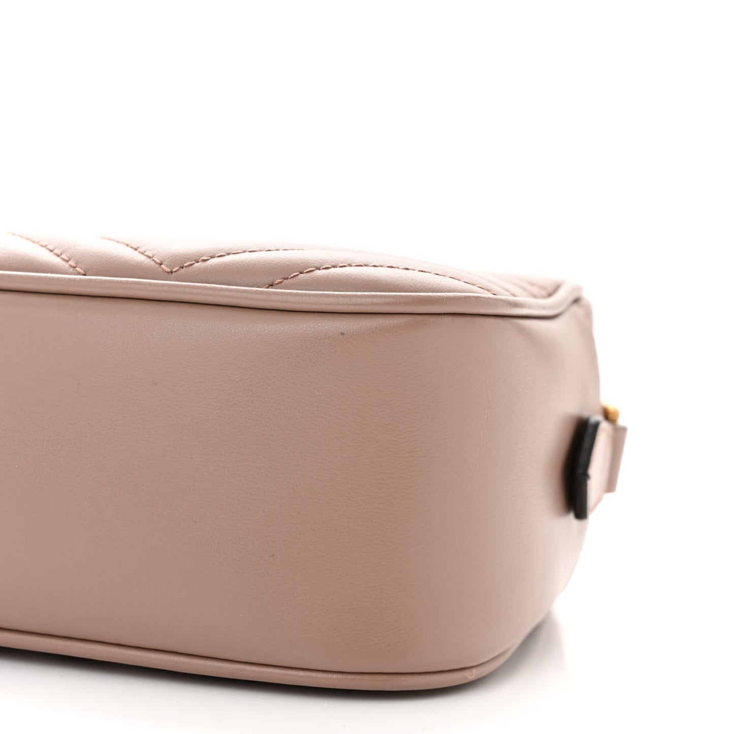 Calfskin Matelasse Small GG Marmont Chain Shoulder Bag Porcelain Rose