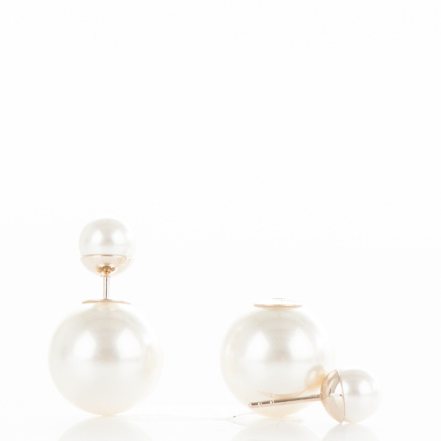 Christian Dior Pearl Mise En Dior Tribal Earrings 3 of 4