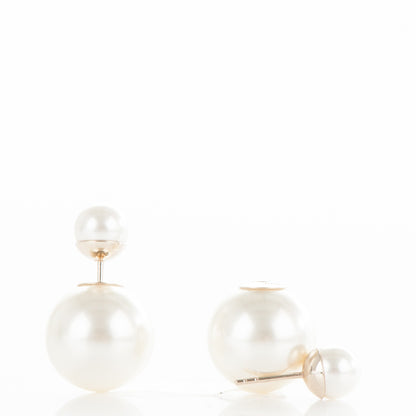 Christian Dior Pearl Mise En Dior Tribal Earrings 3 of 4