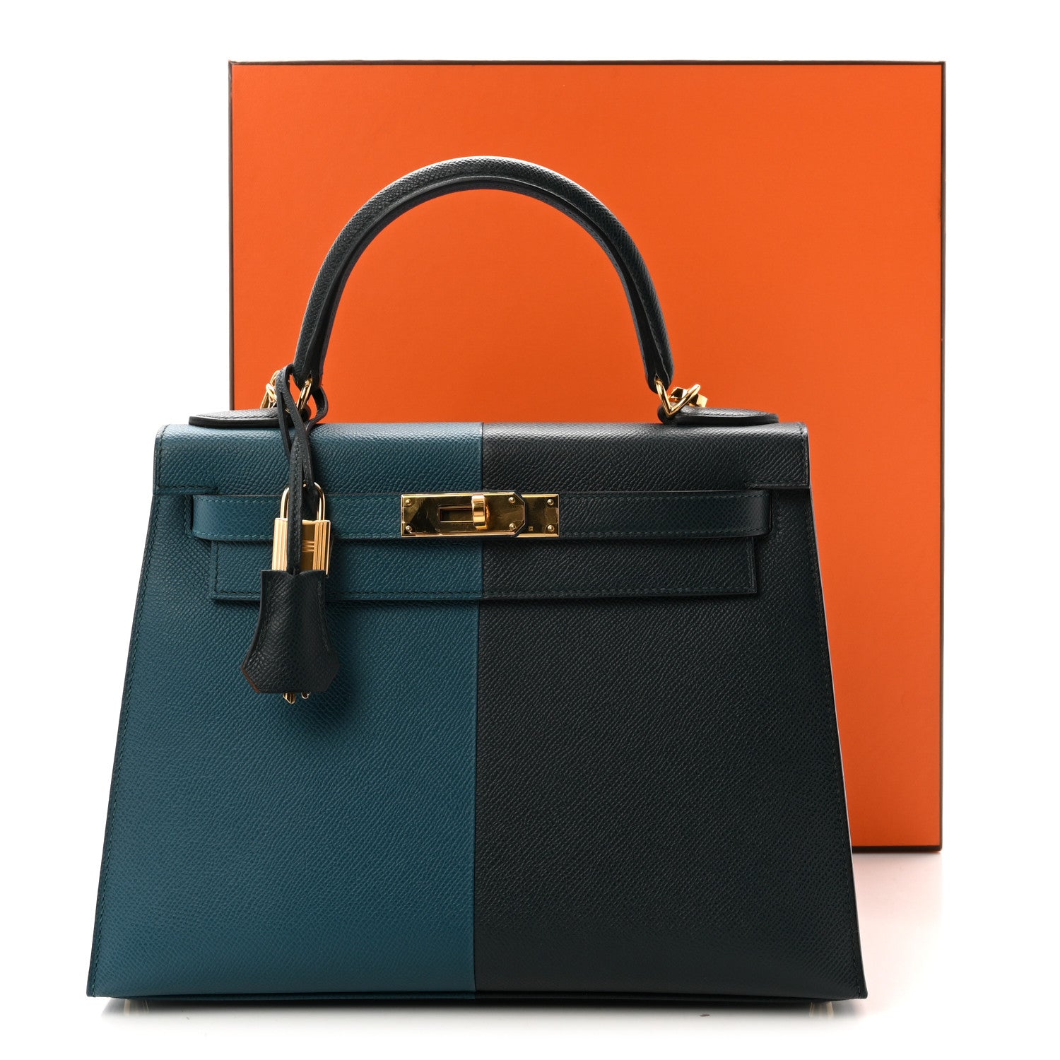 Hermes Epsom Casaque Kelly Sellier 28 Vert Cypress Vert Bosphore 11 of 11