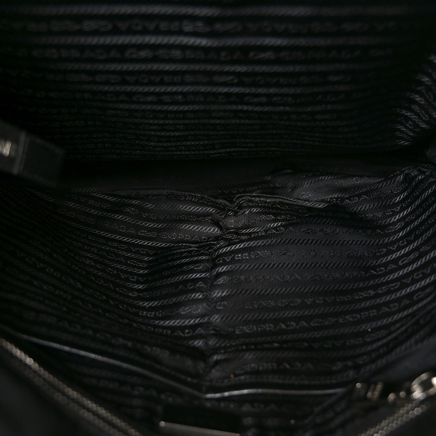 Nylon Vela Baby Bag Black