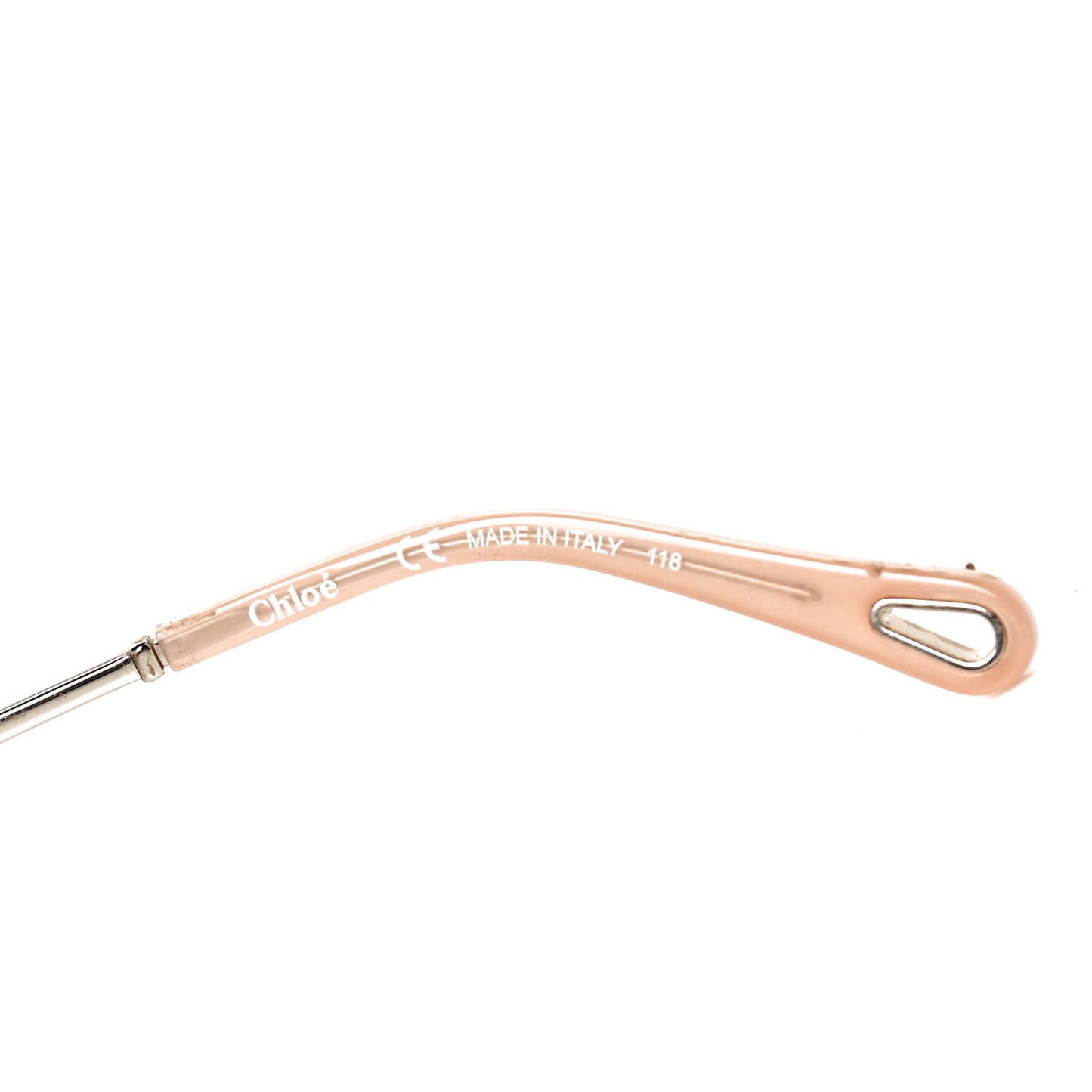 Oversized Round Carlina Sunglasses CE120SD Peach Pink
