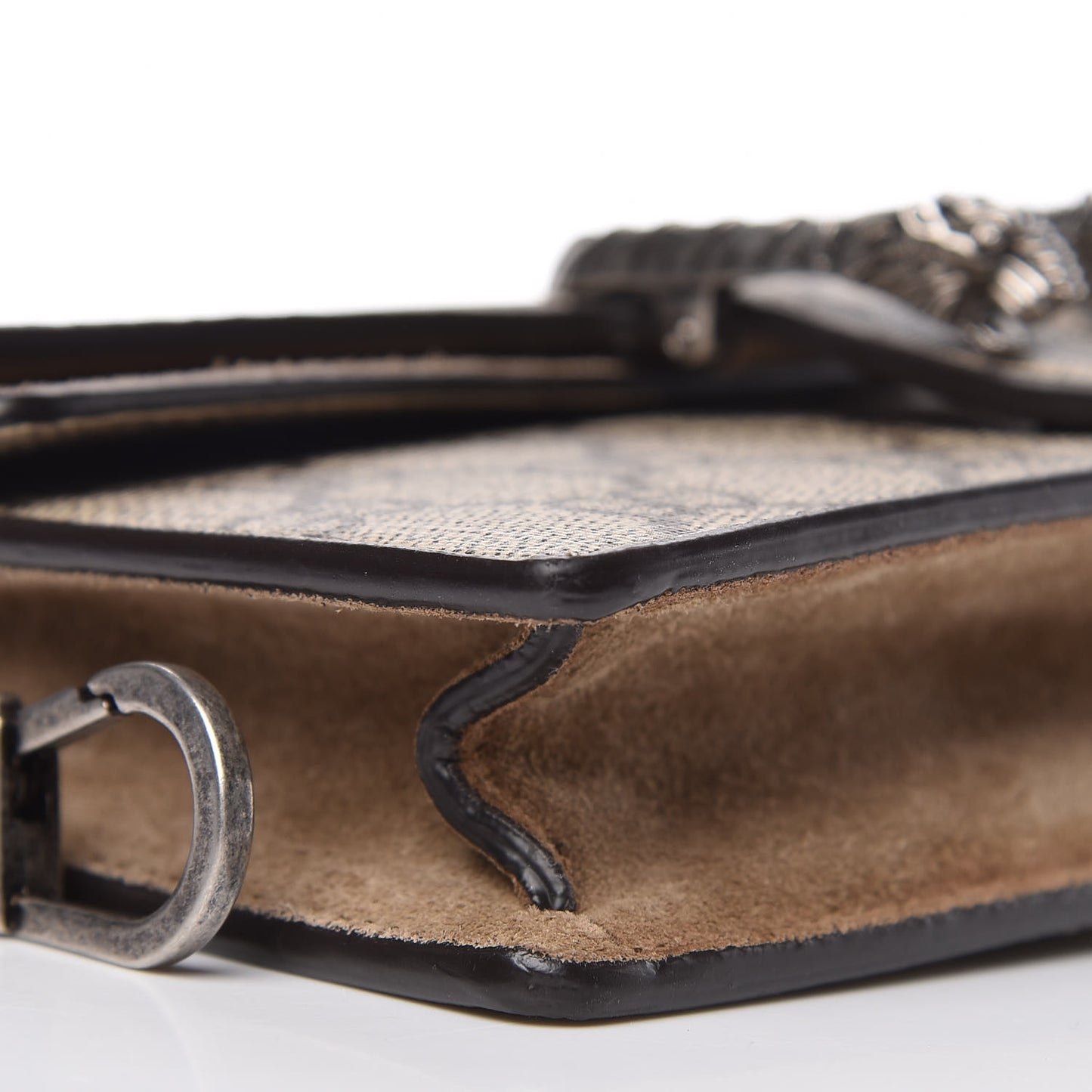 GG Supreme Monogram Super Mini Dionysus Shoulder Bag Taupe