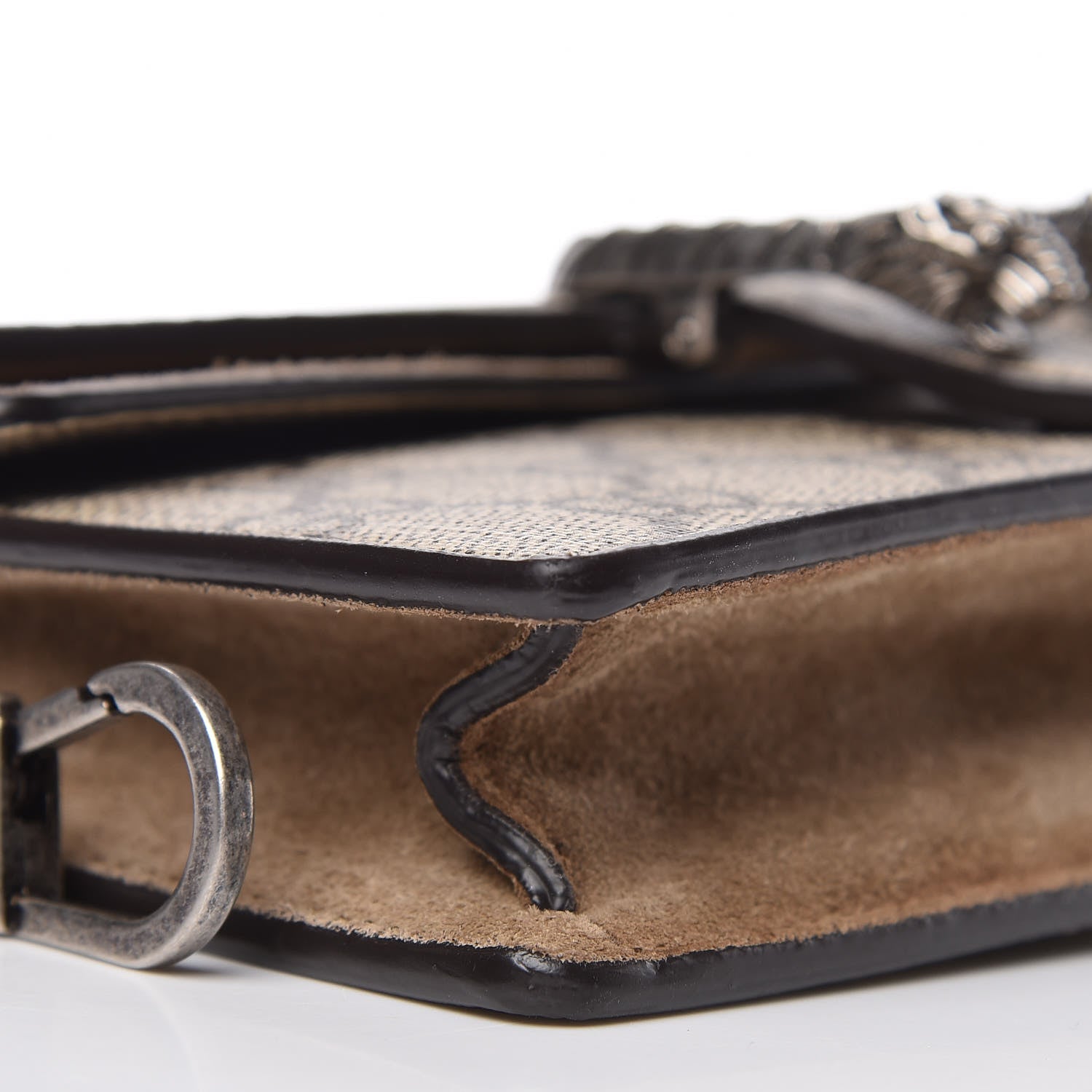 Gucci GG Supreme Monogram Super Mini Dionysus Shoulder Bag Taupe 10 of 11