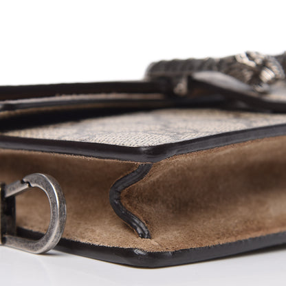 Gucci GG Supreme Monogram Super Mini Dionysus Shoulder Bag Taupe 10 of 11