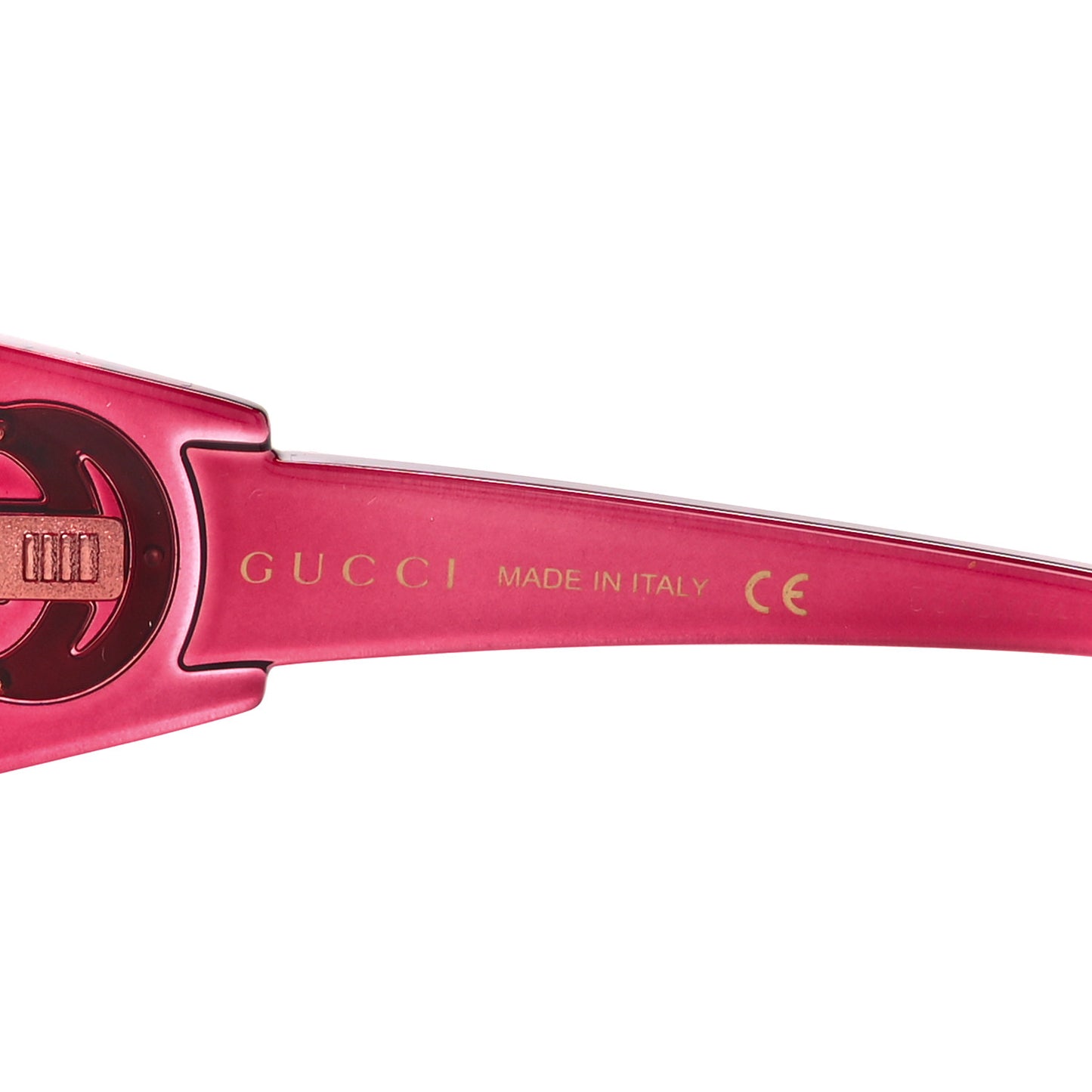 Acetate Round Sunglasses GG0875S Burgundy Orange
