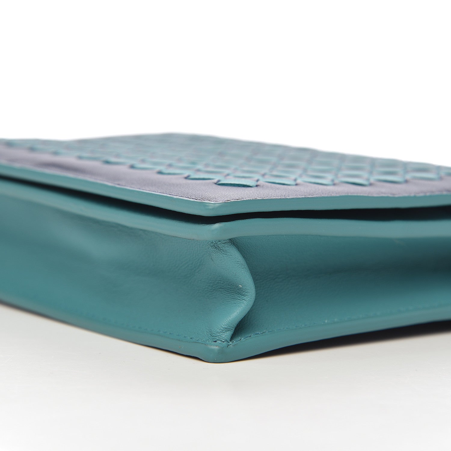 Bottega Veneta Nappa Intrecciato Crossbody Bag Atlantic Aqua 8 of 9