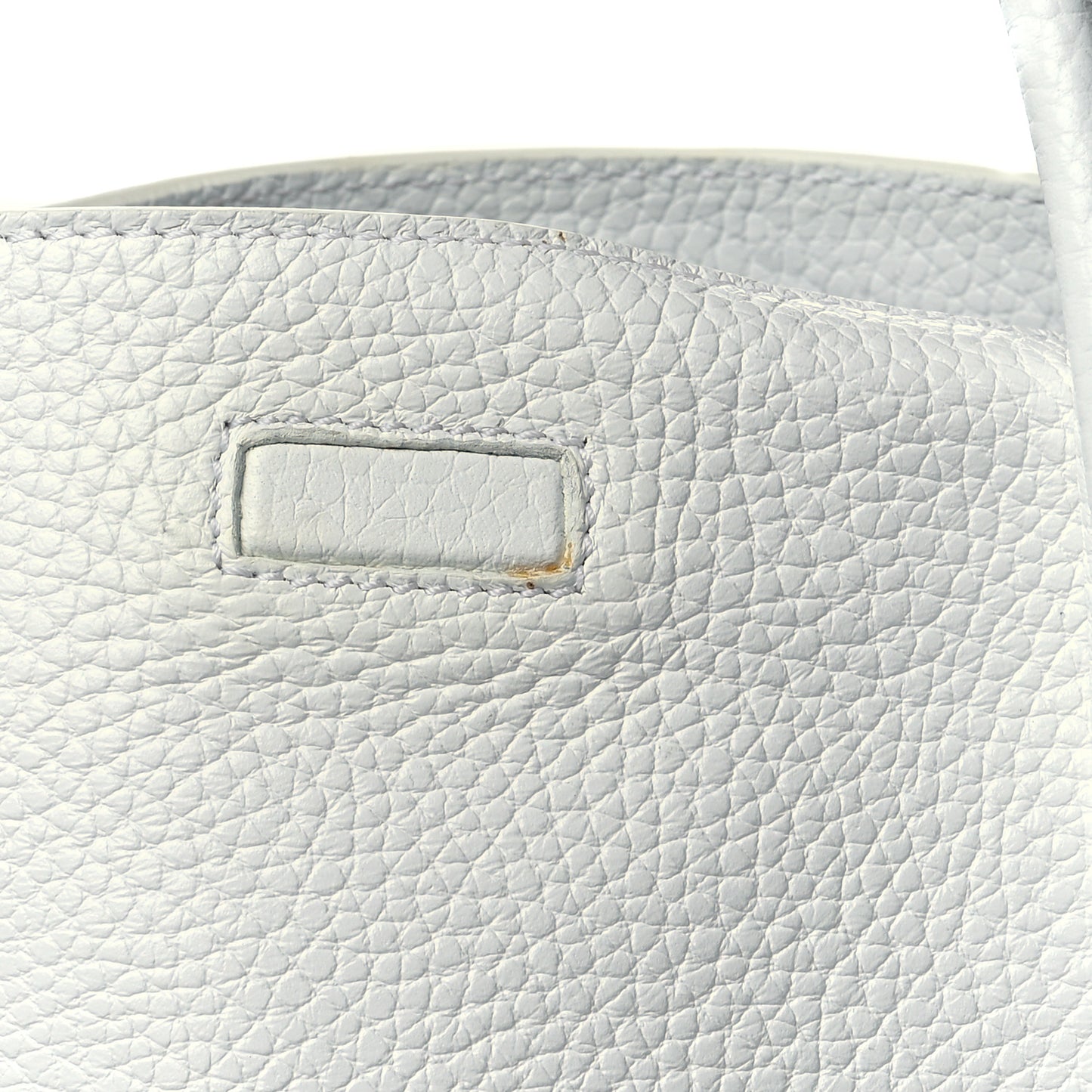 London Grainy Calfskin Medium Baynard Tote White