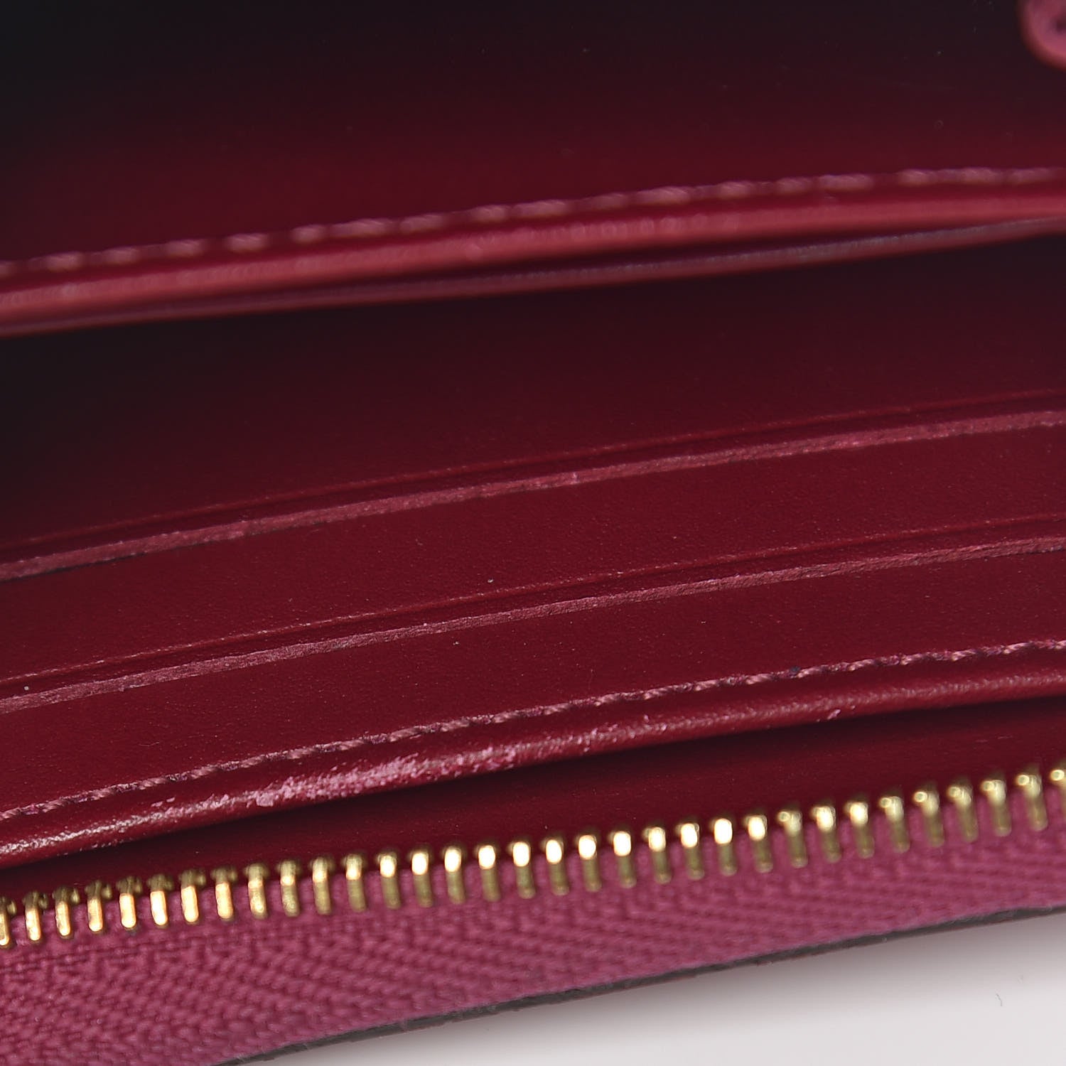 Louis Vuitton Vernis Zippy Coin Purse Magenta 7 of 7