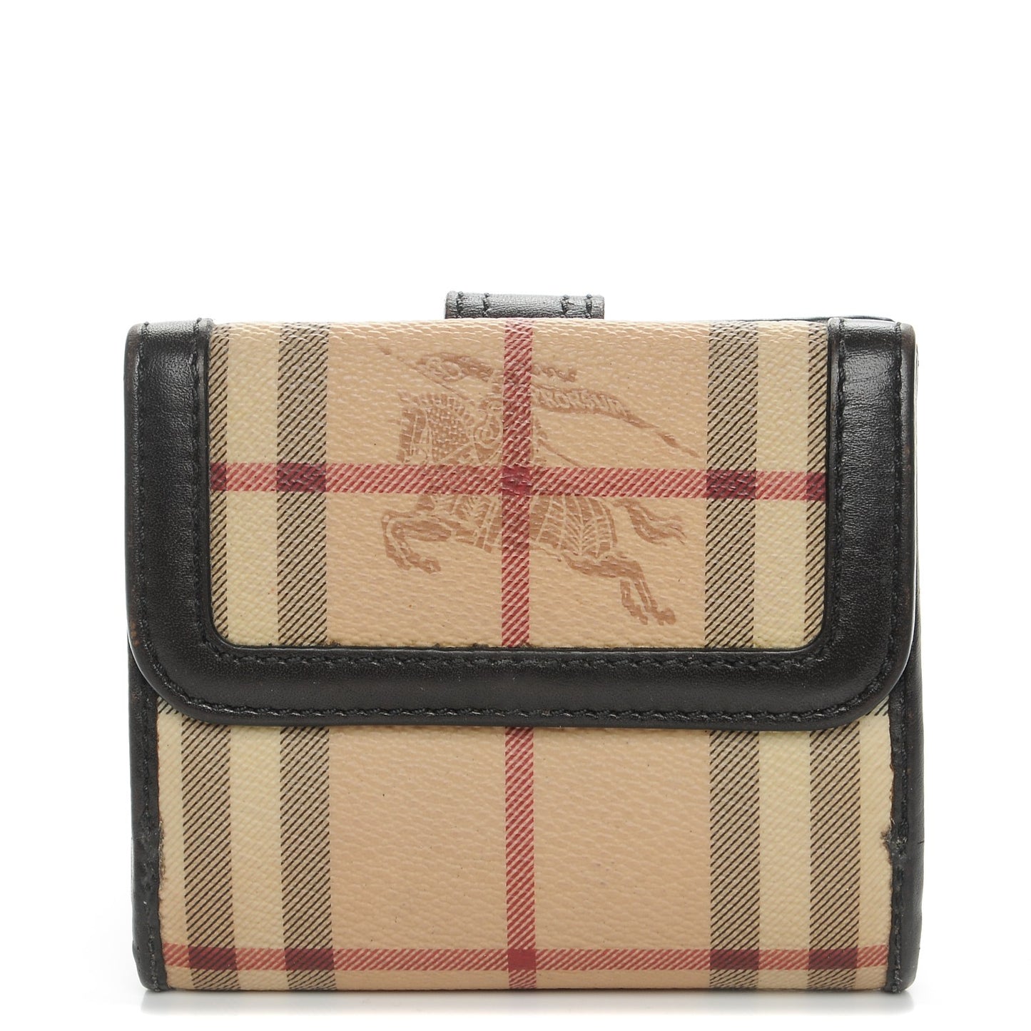 Haymarket Check Compact Wallet Chocolate