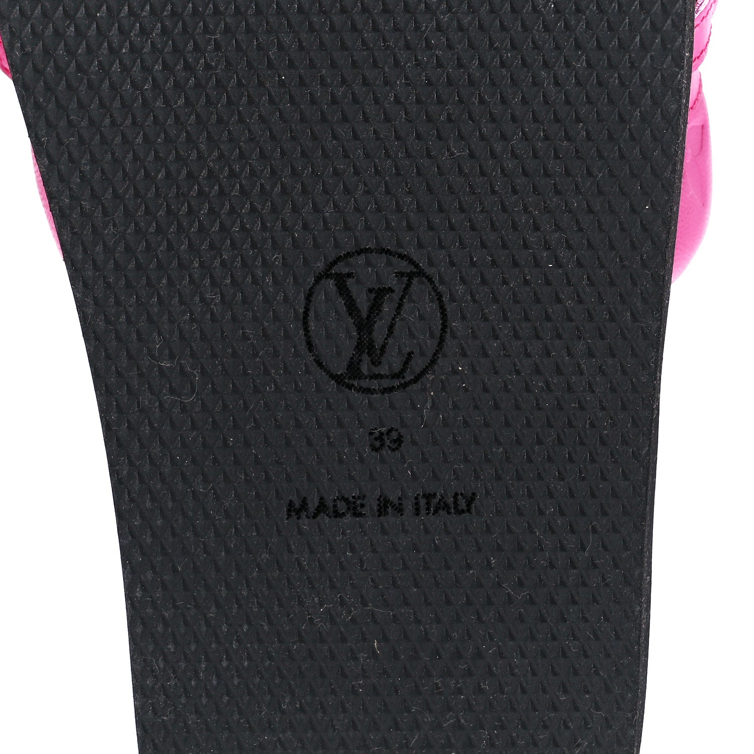 Louis Vuitton Calfskin Embossed Monogram Sunset Flat Comfort Mule 39 Rose Pop 6 of 8