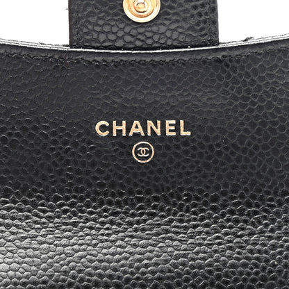 Chanel Caviar Quilted Flap Card Holder Black 6 of 9
