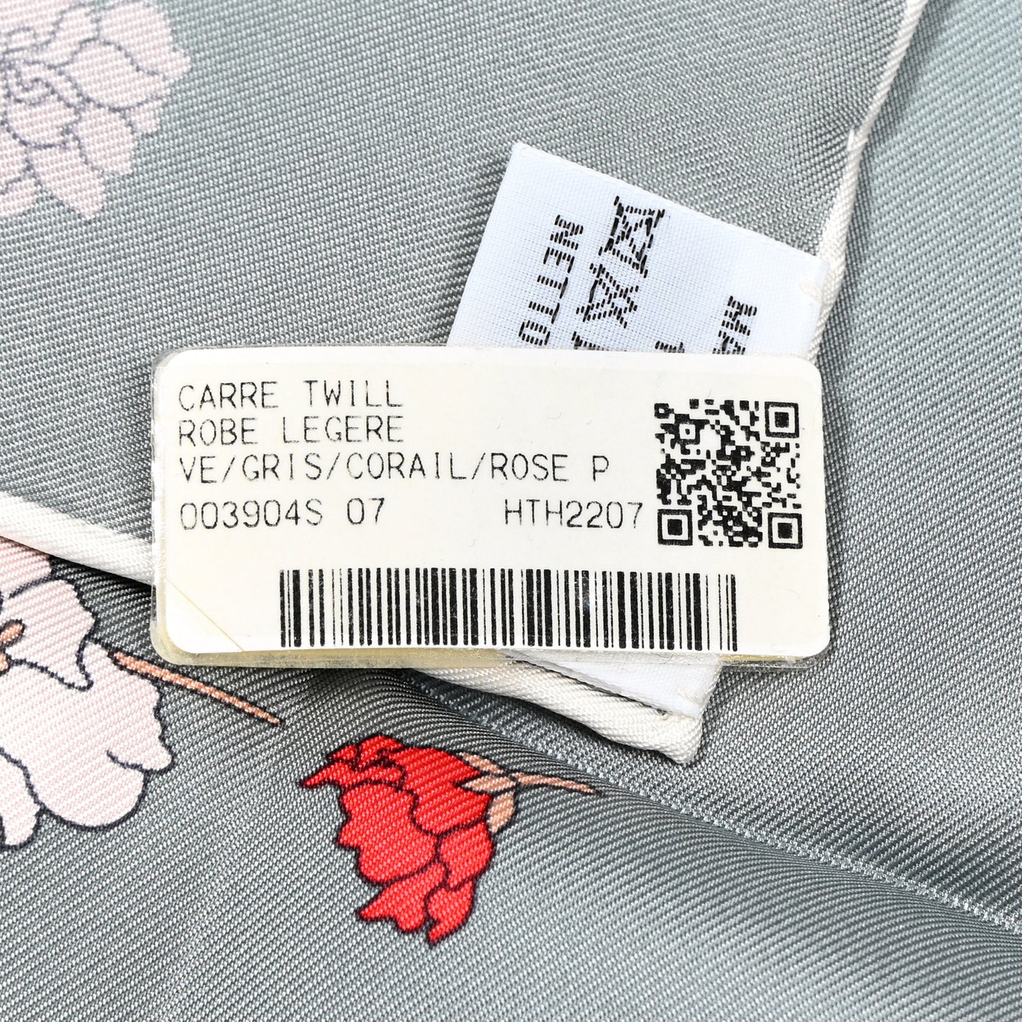 Silk Robe Legere Scarf 90 Gris