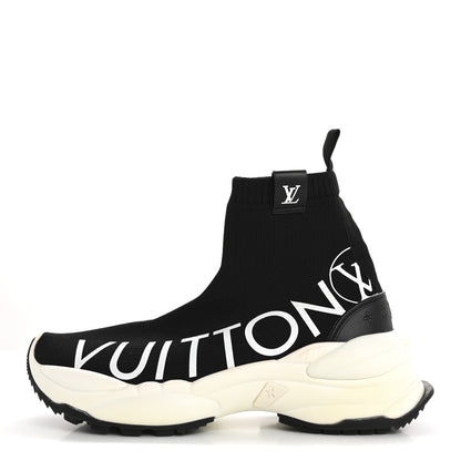 Louis Vuitton Stretch Fabric Run 55 Sneaker Boots 37 Black 1 of 10