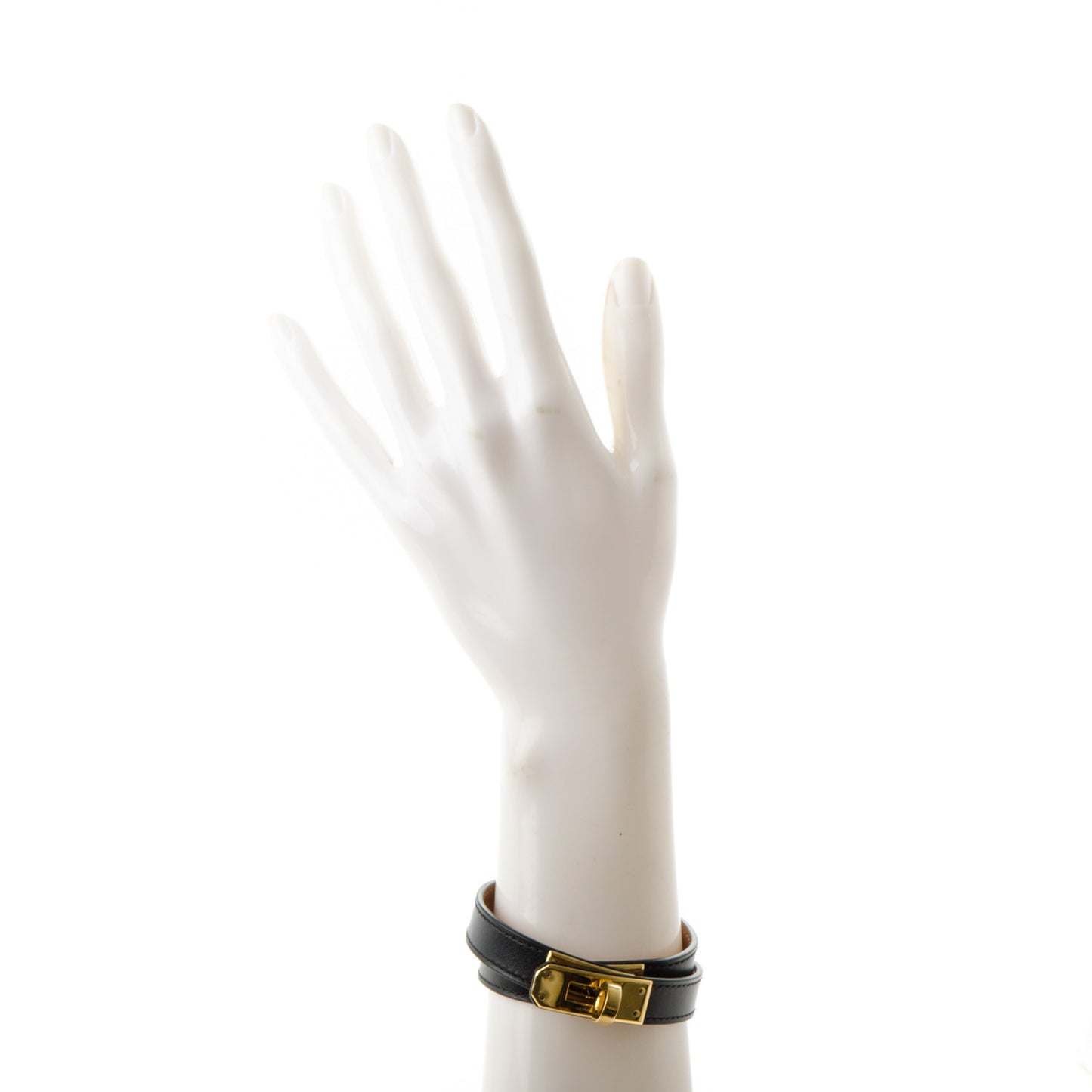 Box Kelly Double Tour Bracelet M Black
