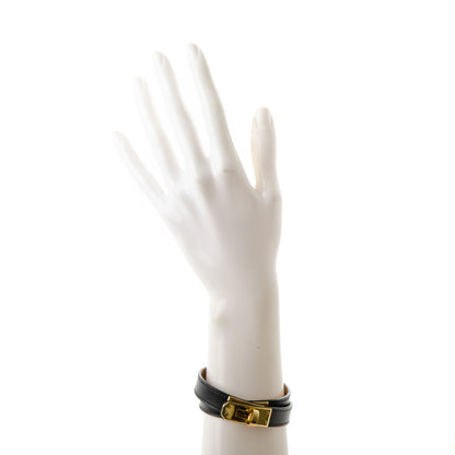 Hermes Box Kelly Double Tour Bracelet M Black 2 of 7