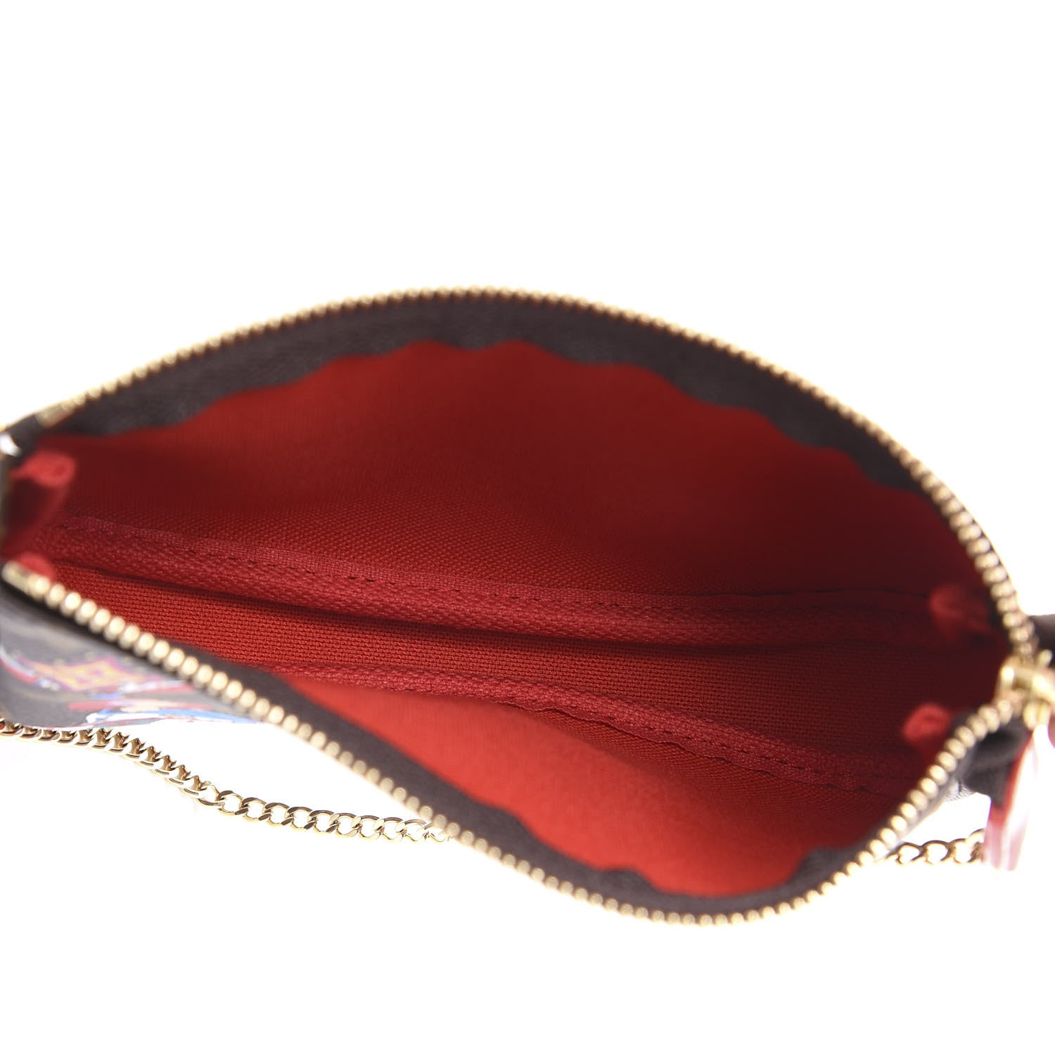 Louis Vuitton Monogram 2020 Christmas Animation Bumper Cars Mini Pochette Accessories Coquelicot 4 of 10