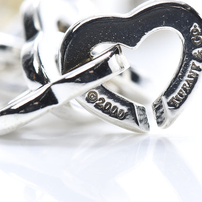 Tiffany Sterling Silver 18K Yellow Gold Heart Links Bracelet 5 of 6