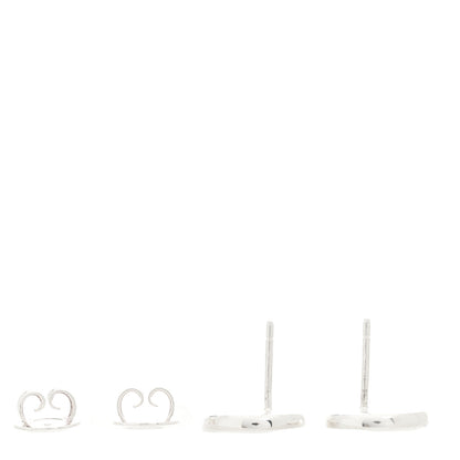 Gucci Sterling Silver Round Stud Earrings 3 of 5