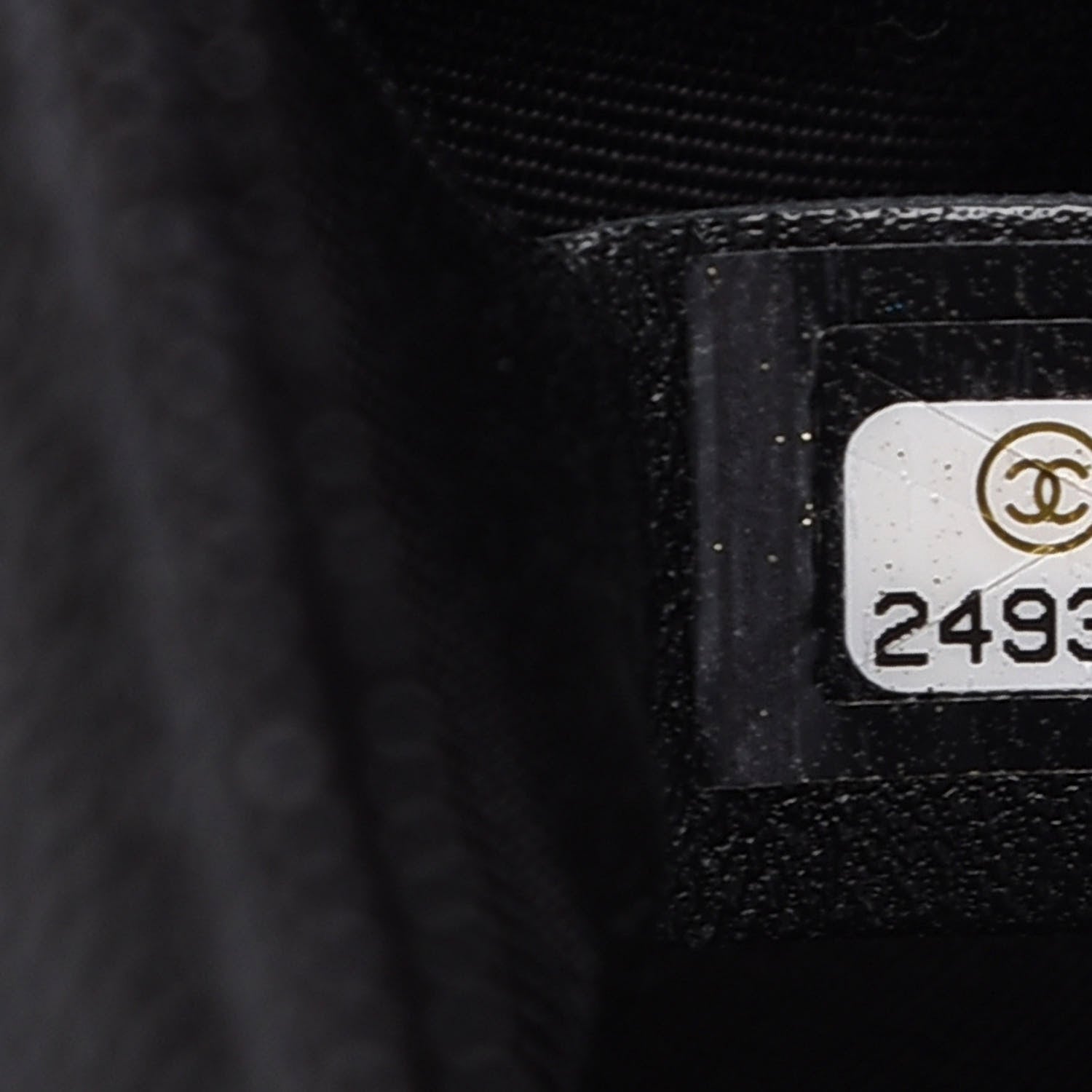 Chanel Caviar Chevron Quilted Medium Boy Flap Black 8 of 9