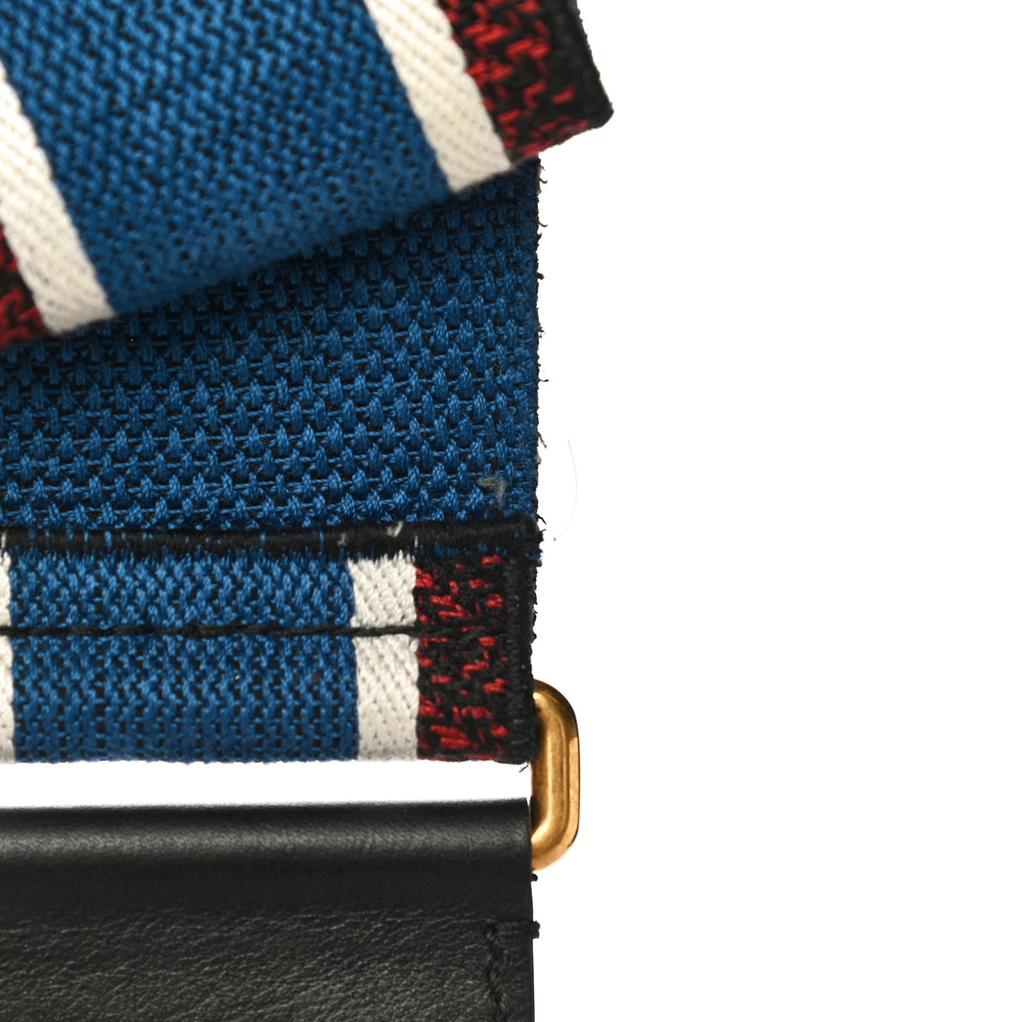 Canvas Embroidered Book Shoulder Strap Blue Multicolor