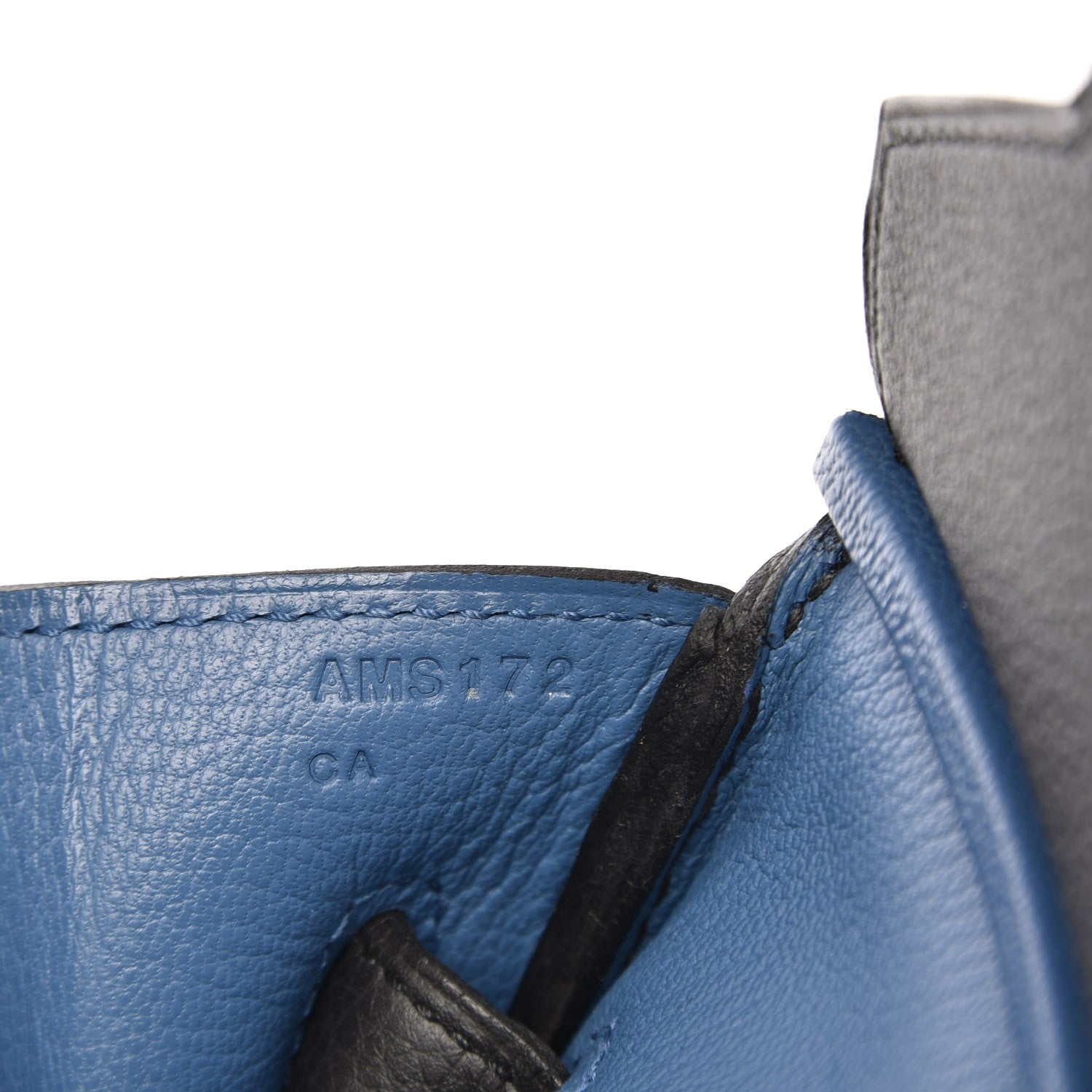 Hermes Togo Birkin 35 Black Bleu Agate 28 of 30