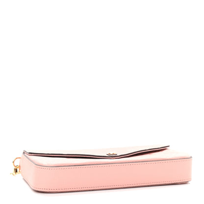 Louis Vuitton Empreinte Pochette Felicie Chain Wallet Rose Poudre 5 of 12