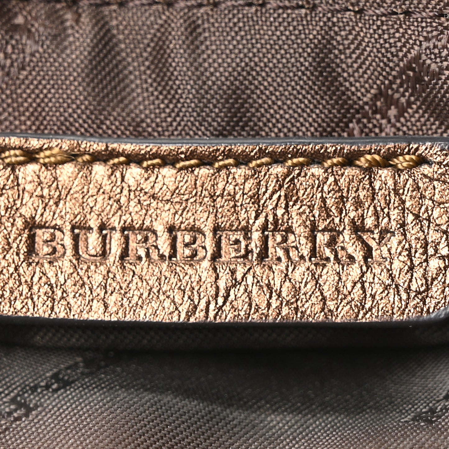 Haymarket Check Metallic Adeline Foldover Clutch Brown