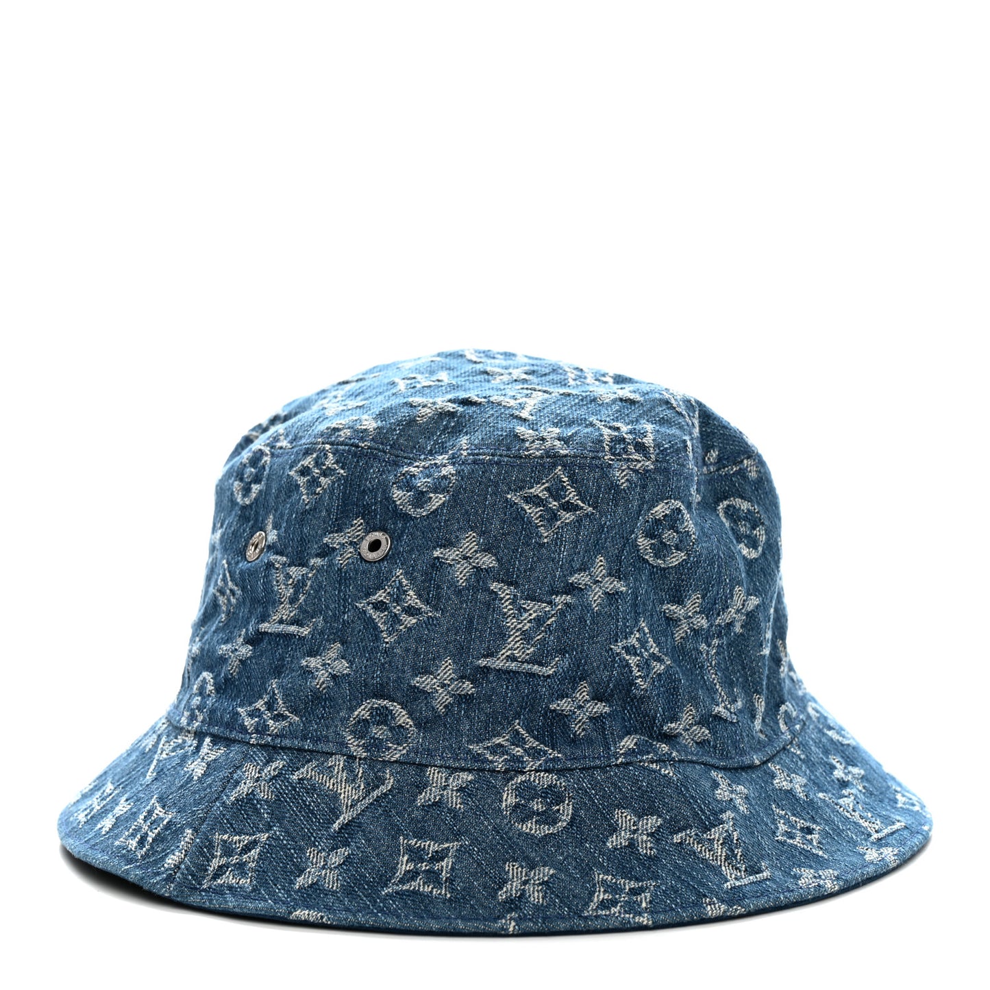 Monogram Denim Transformable Bob Bucket Hat Blue
