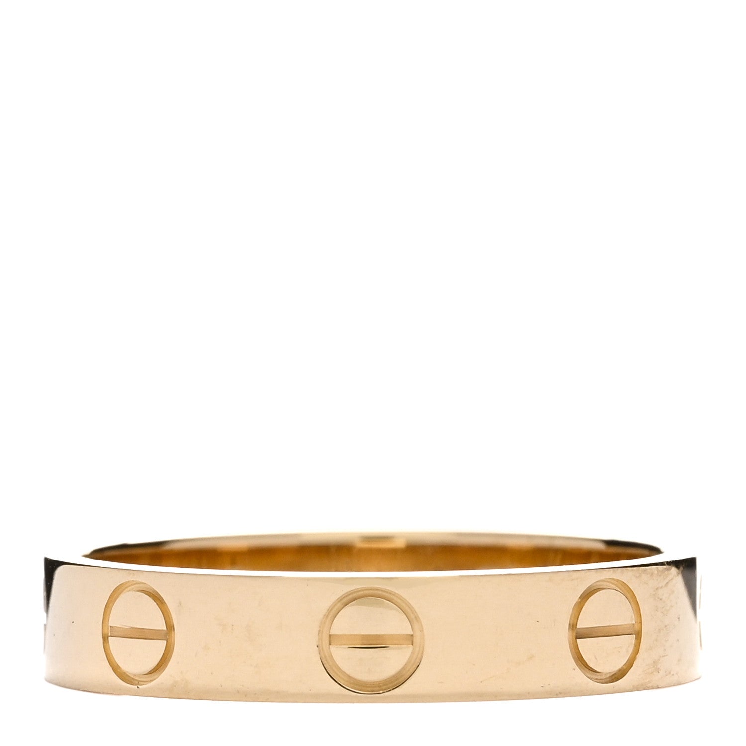 Cartier 18K Yellow Gold 3.5mm LOVE Wedding Band Ring 51 5.75 1 of 4