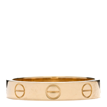Cartier 18K Yellow Gold 3.5mm LOVE Wedding Band Ring 51 5.75 1 of 4