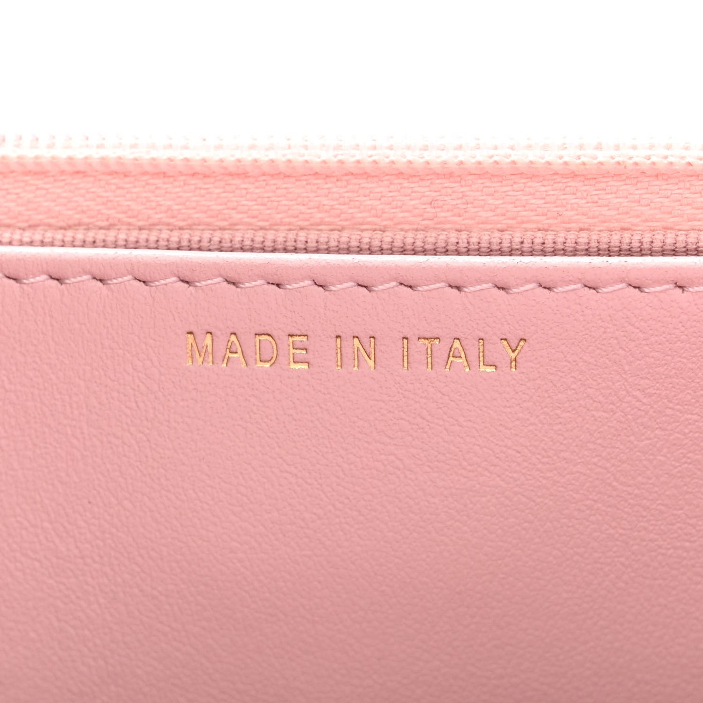 Caviar Quilted Studded CC Wallet on Chain WOC Light Pink