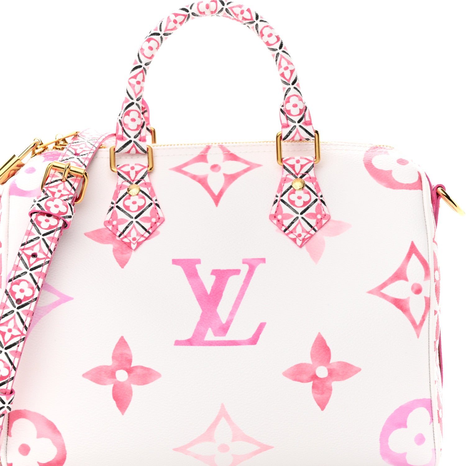 Louis Vuitton Monogram Giant By The Pool 2.0 Speedy Bandouliere 25 Rose 7 of 10