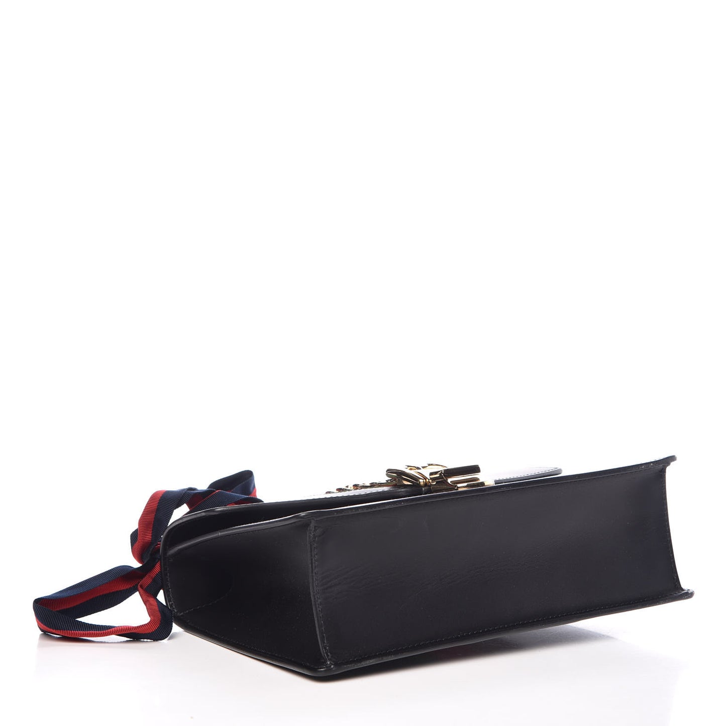 Calfskin Small Sylvie Shoulder Bag Black
