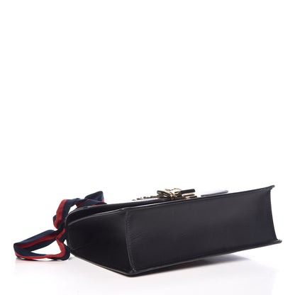 Gucci Calfskin Small Sylvie Shoulder Bag Black 4 of 13