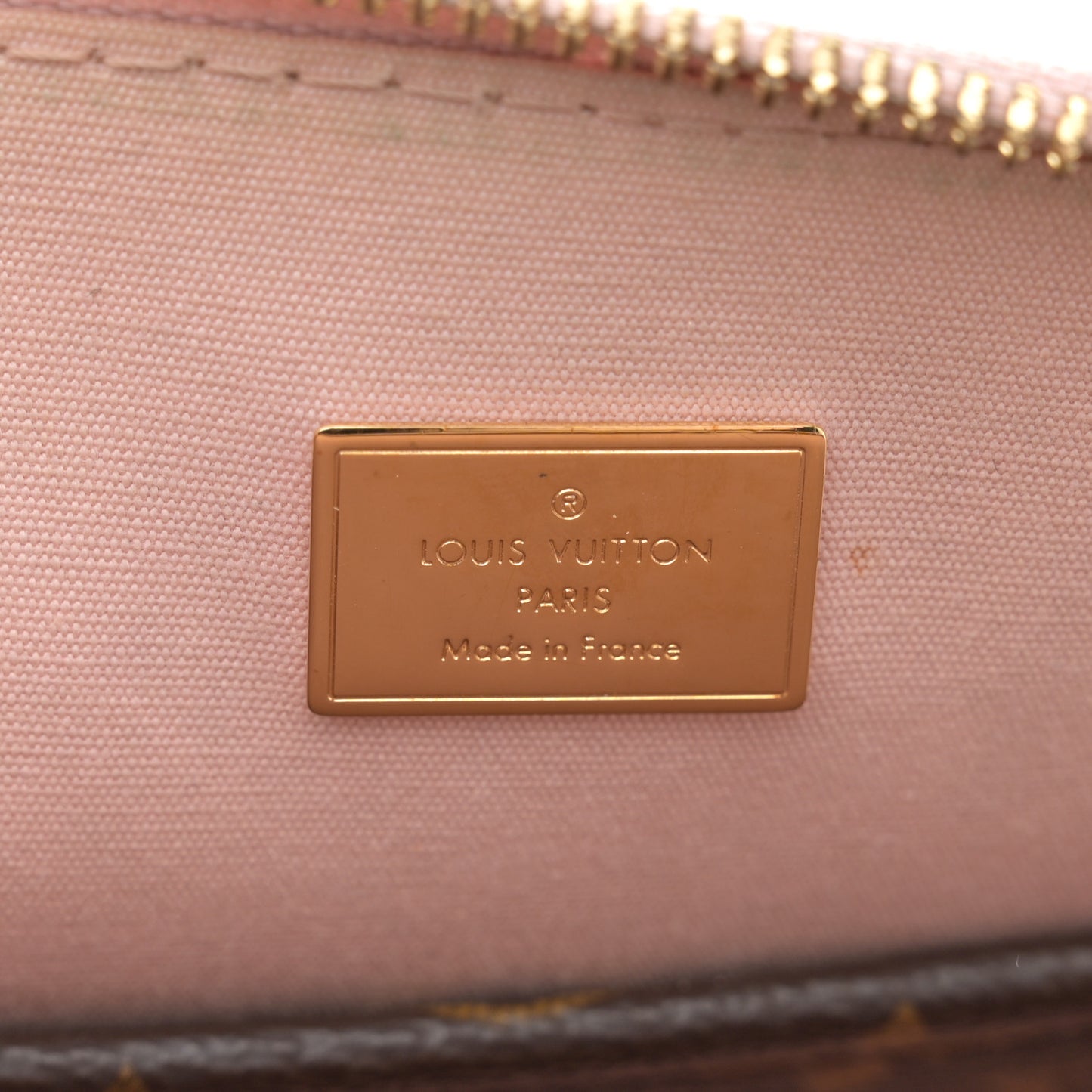 Patent Monogram Alma BB Rose Ballerine