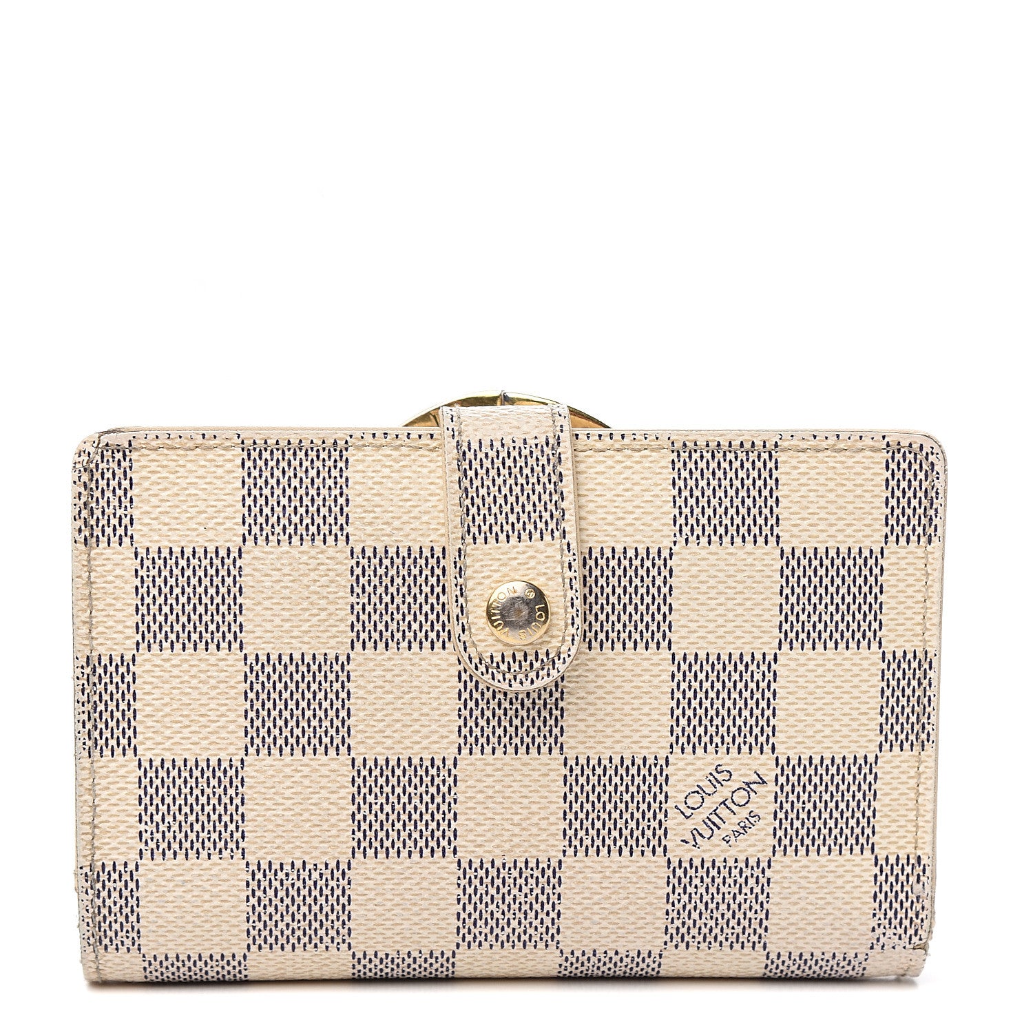Louis Vuitton Damier Azur French Purse Wallet 1 of 8