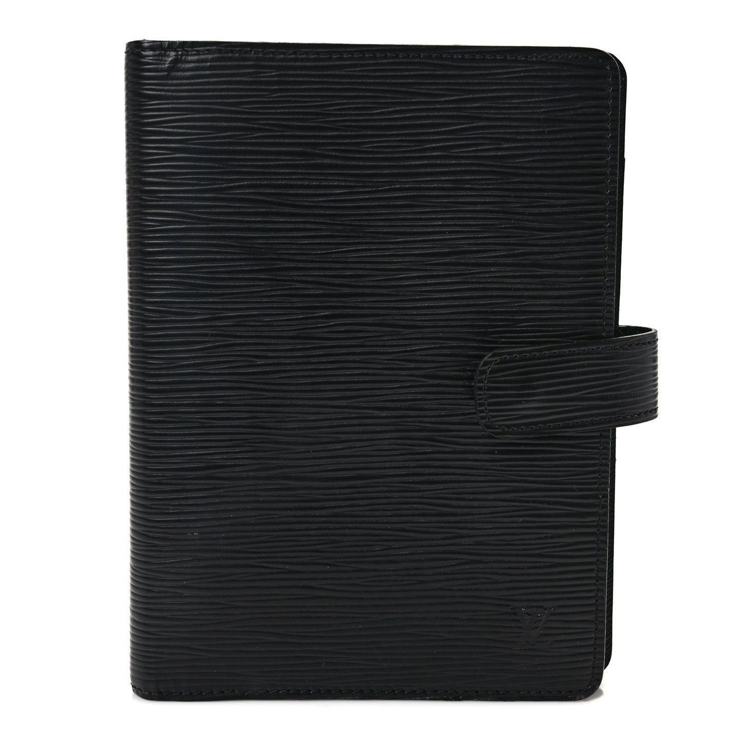 Epi Medium Ring Agenda Cover Black
