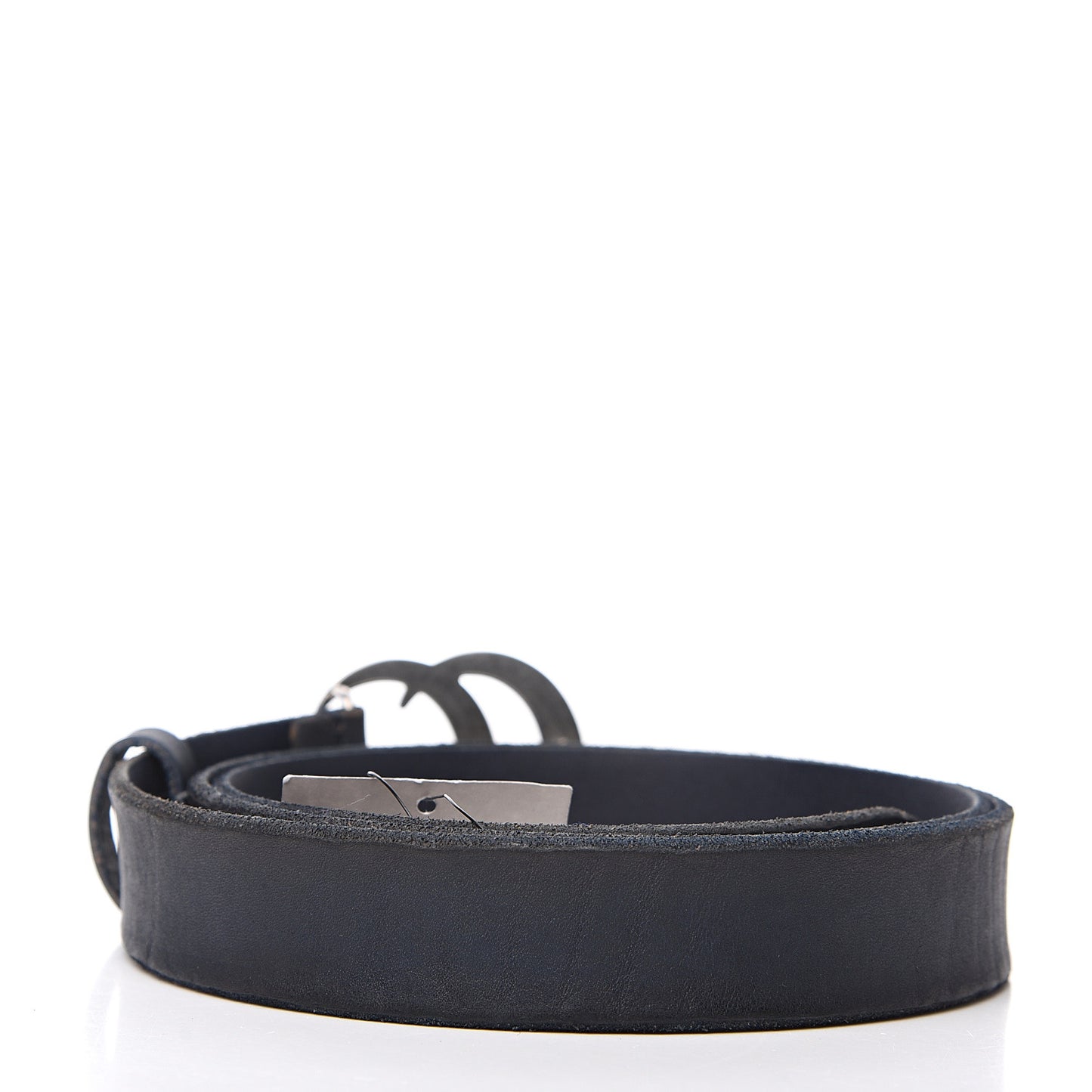 Cuoio Toscano Nickel Double G 30mm Belt 105 42 Blue