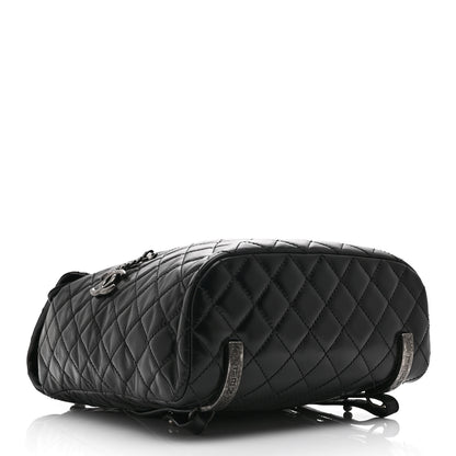 Chanel Calfskin Quilted Large Salzburg Mountain Backpack Black 4 of 10