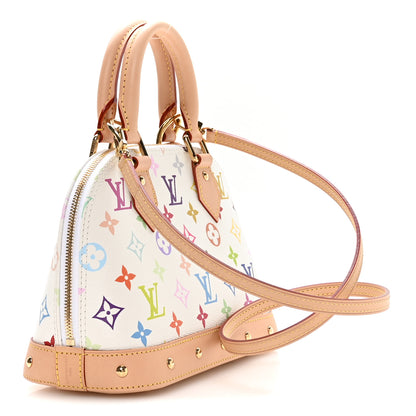 Louis Vuitton LV x TM Monogram Multicolor Alma BB White 3 of 11