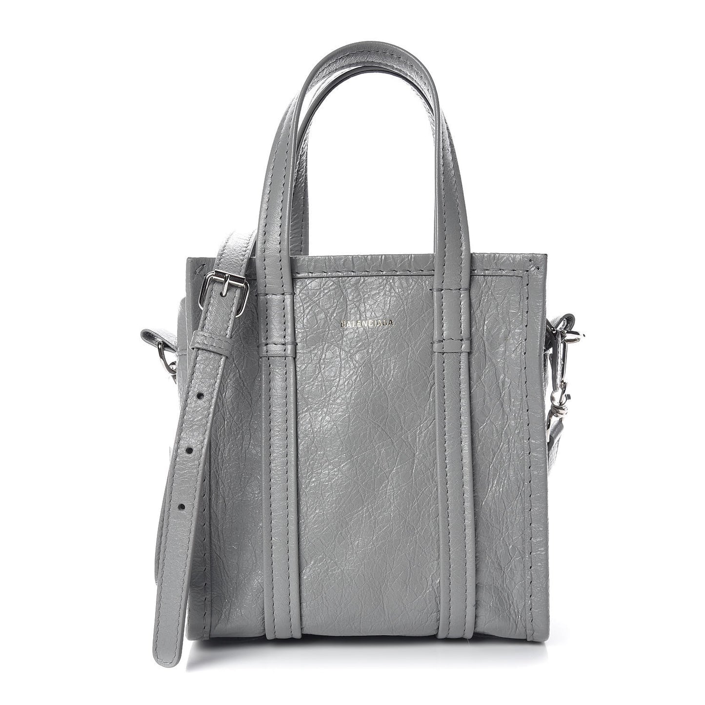 Agneau XXS Bazar Shopper Tote Gris Haussmannien