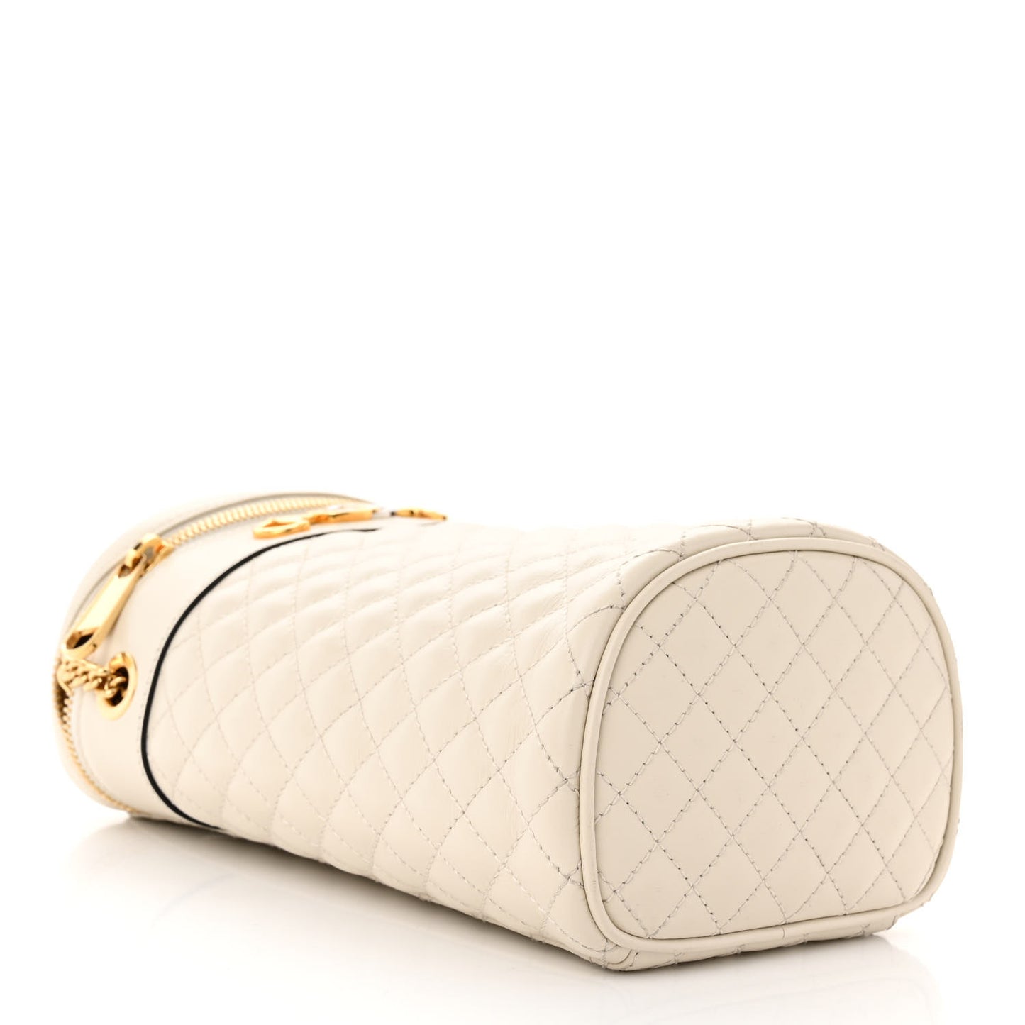 Calfskin Trapuntata Zumi Belt Bag Off White