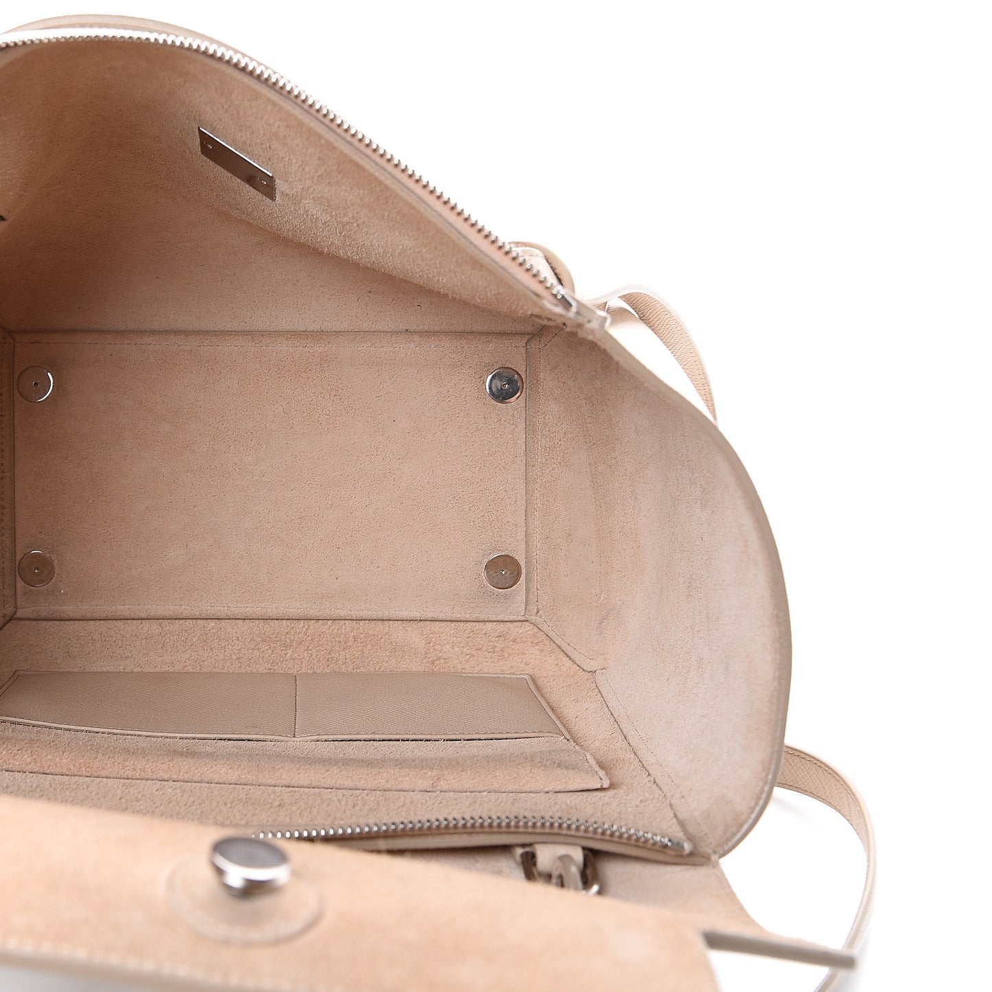 Grained Calfskin Mini Belt Bag Light Taupe