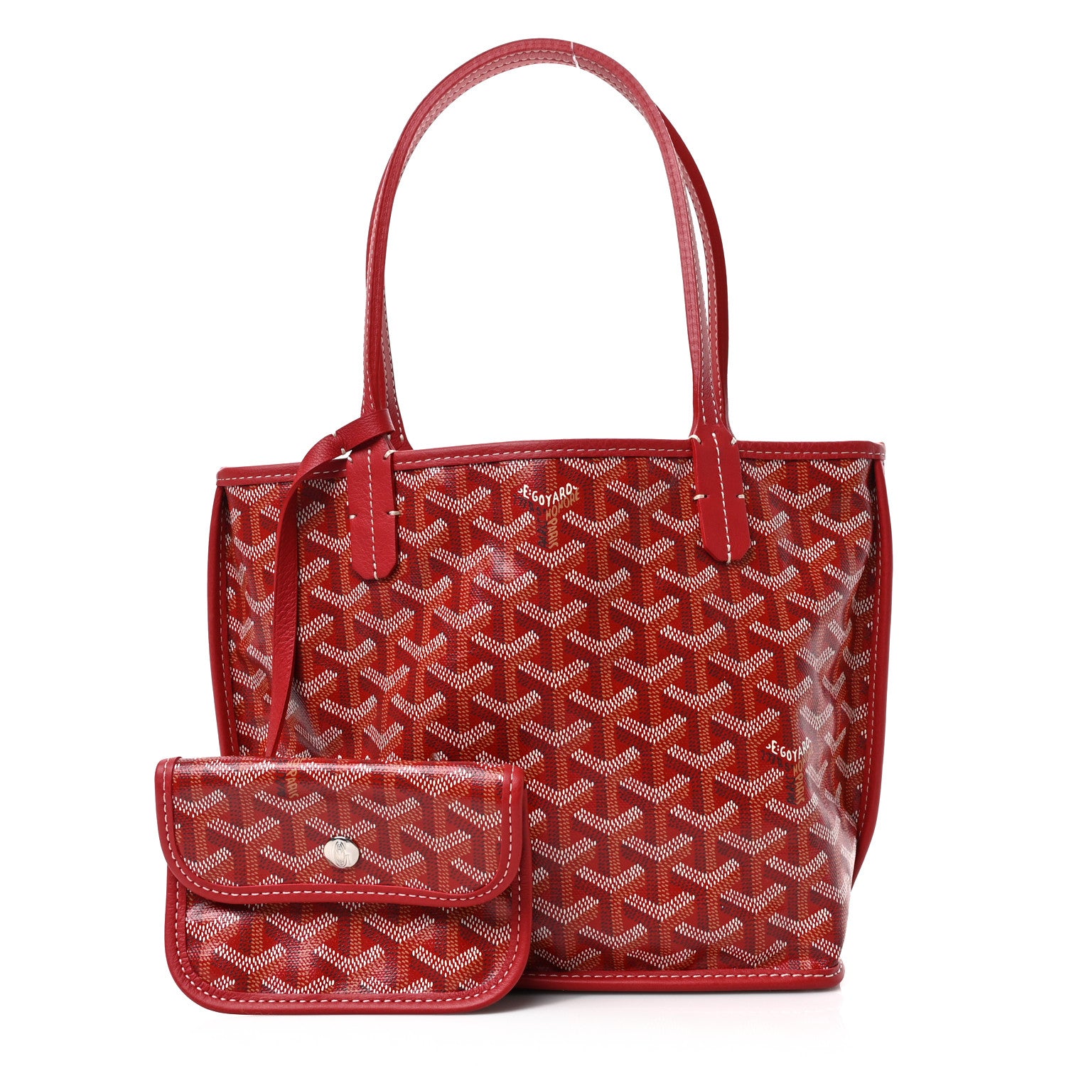 Goyard Goyardine Reversible Mini Anjou Red 1 of 8