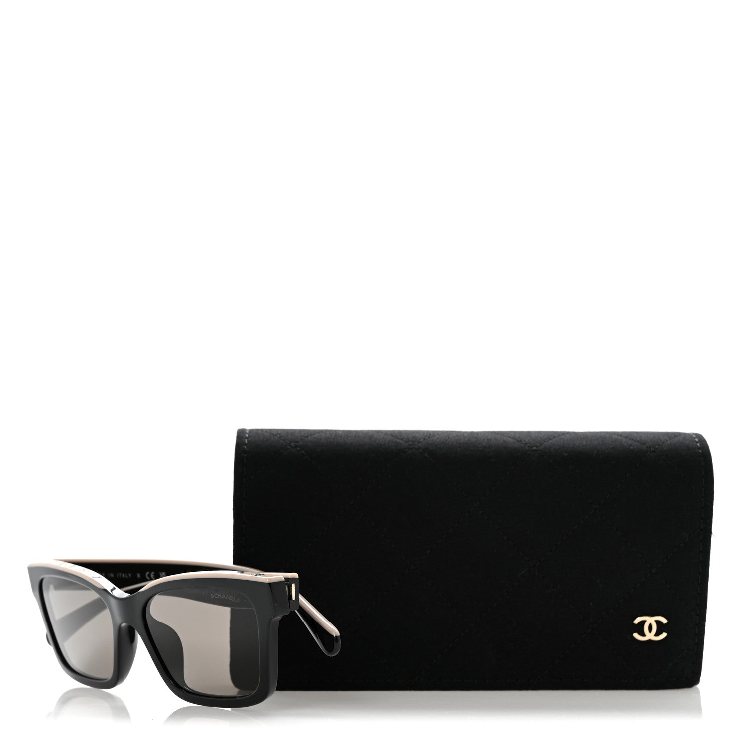 Chanel Acetate Square Sunglasses 5417-A Black 8 of 8